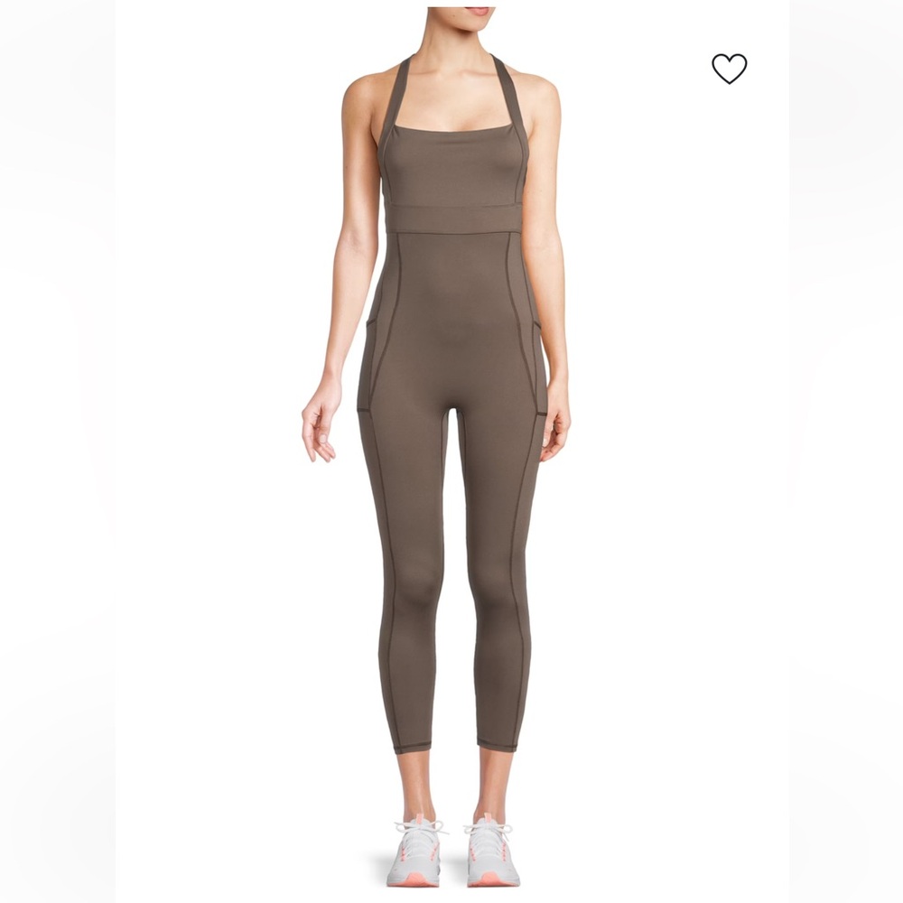 FP Movement by Free People Taupe Jumpsuit